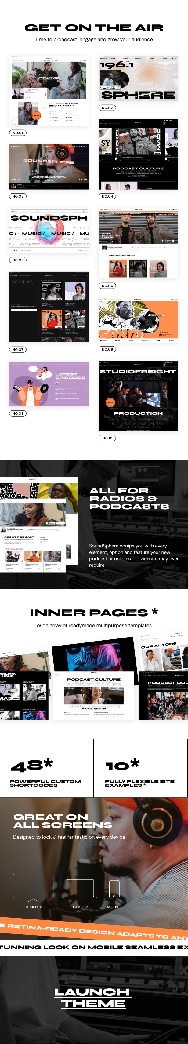 SoundSphere - Podcast & Radio WordPress Theme - 2